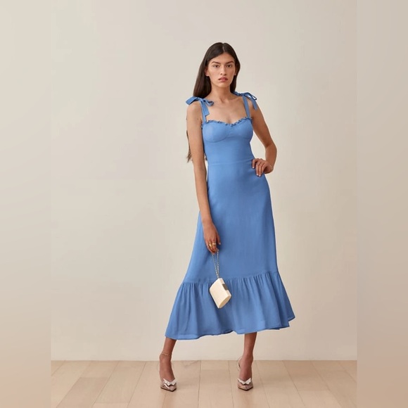 Nikita blue Midi dress - Picture 1 of 4
